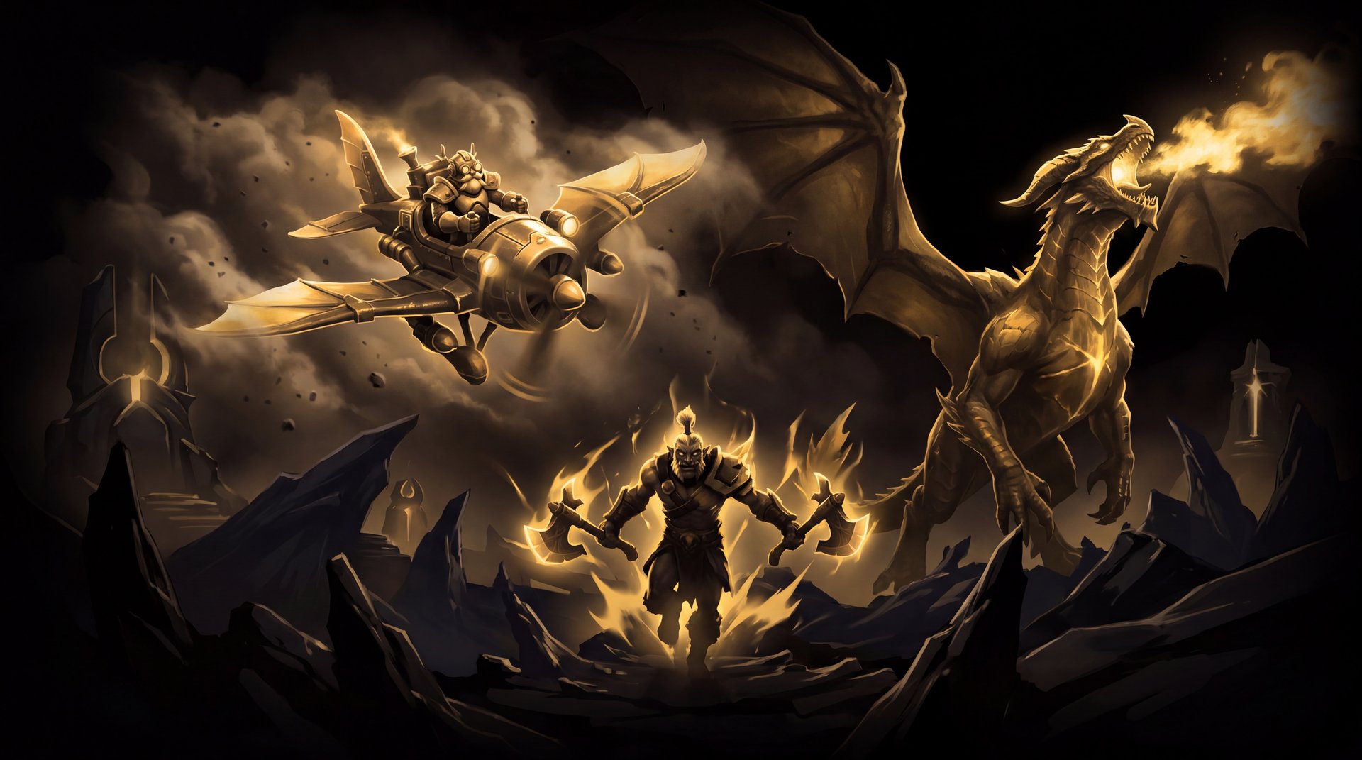 Dota 2 patch 7.41e buffed heroes Gyrocopter Troll Warlord Dragon Knight