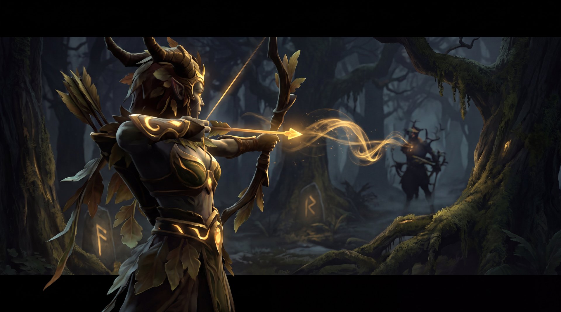 Enchantress Impetus damage range mechanics Dota 2 cinematic
