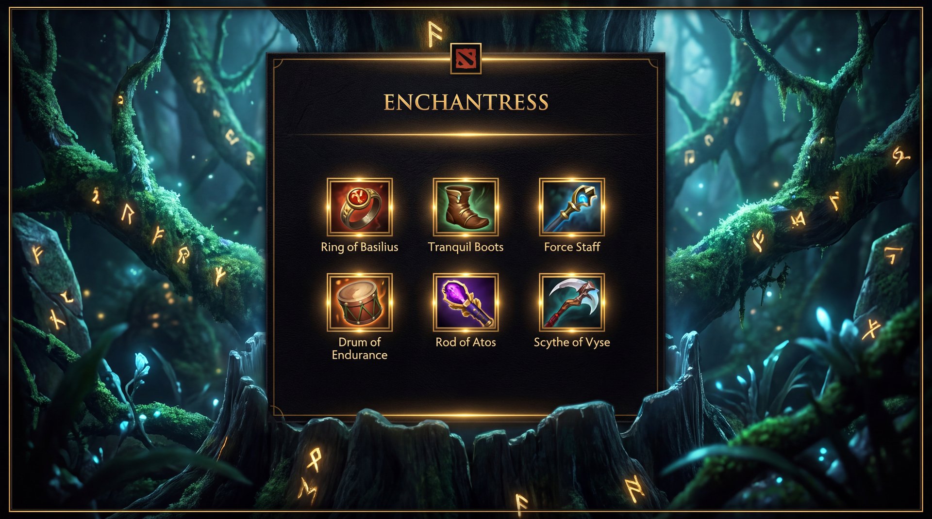 Enchantress item builds support jungle hero Dota 2 gameplay