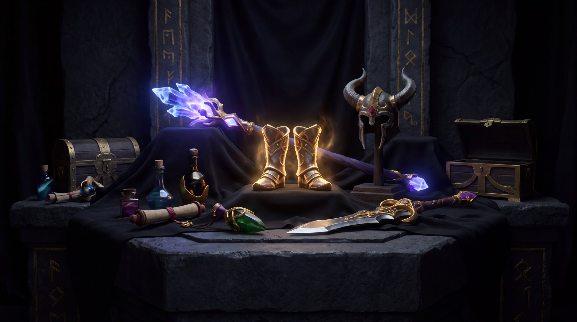 Visage core items Aghanim Scepter Helm Overlord Guardian Greaves Dota 2 build