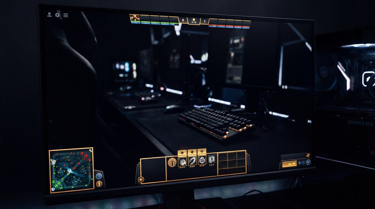 Dota 2 HUD and minimap settings overview showing interface elements