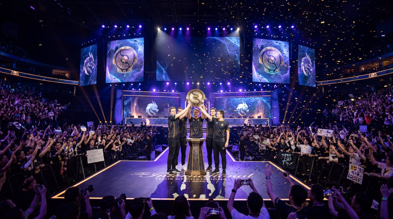 TI 2026 Dota 2 championship trophy Aegis of Champions Shanghai grand final