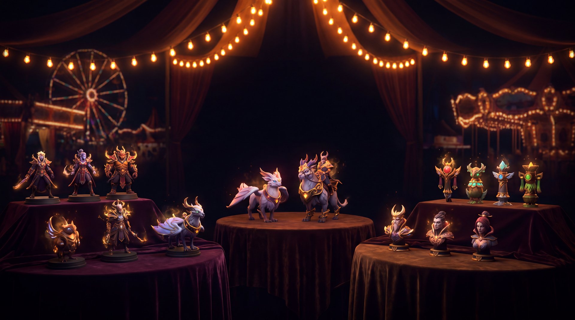 Dark Carnival Dota 2 item categories cosmetics overview guide
