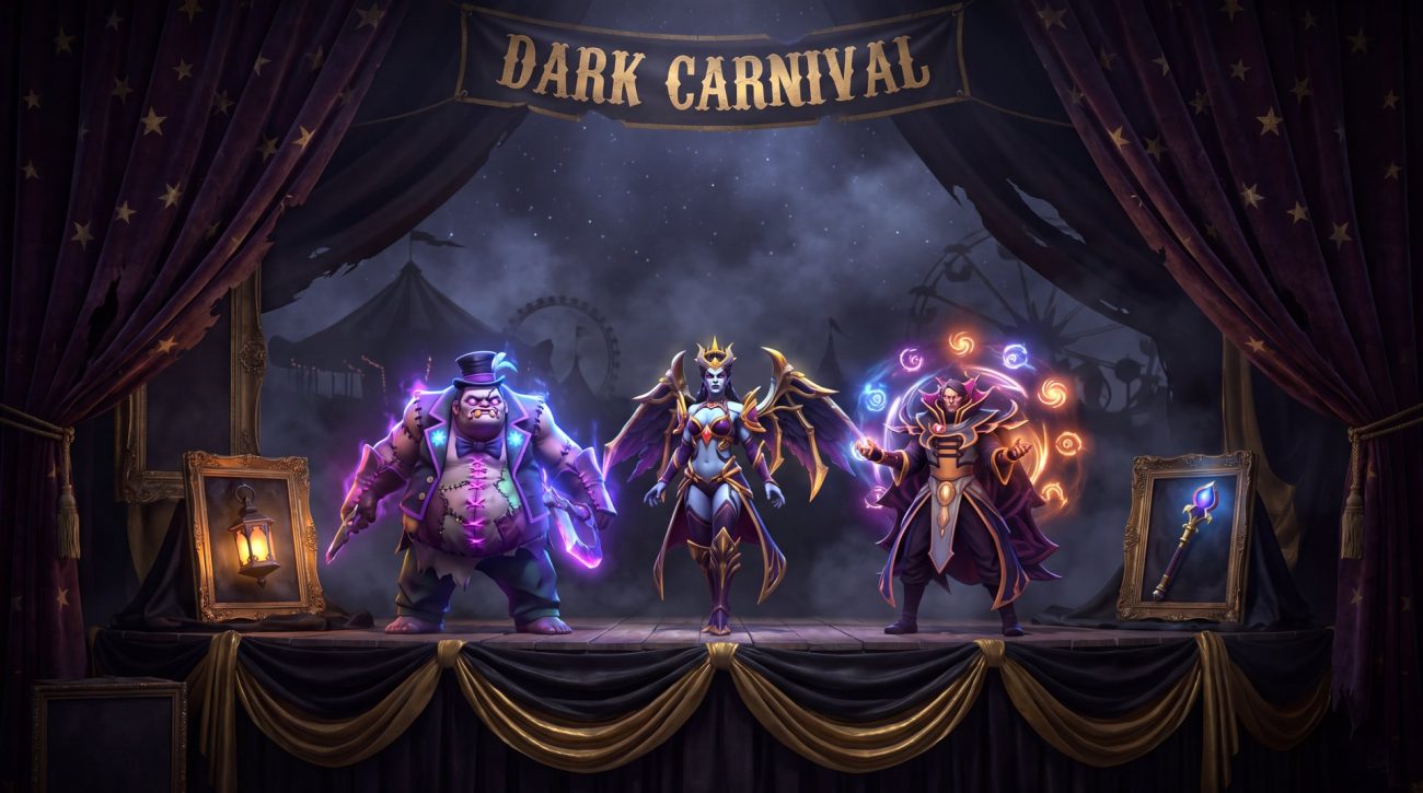 Dark Carnival Dota 2 item categories cosmetics overview guide