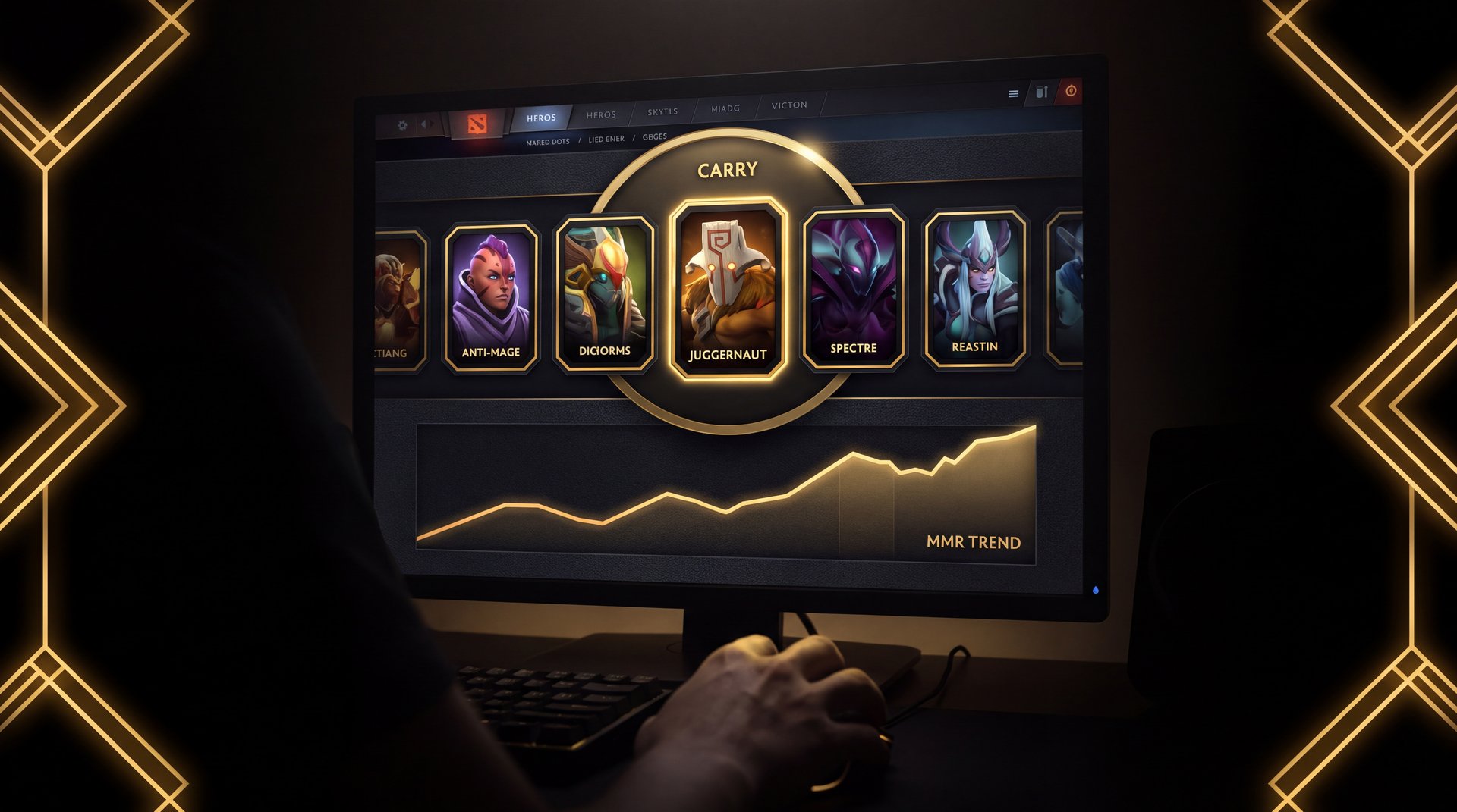 Dota 2 solo ranked strategy hero pool selection for MMR grinding