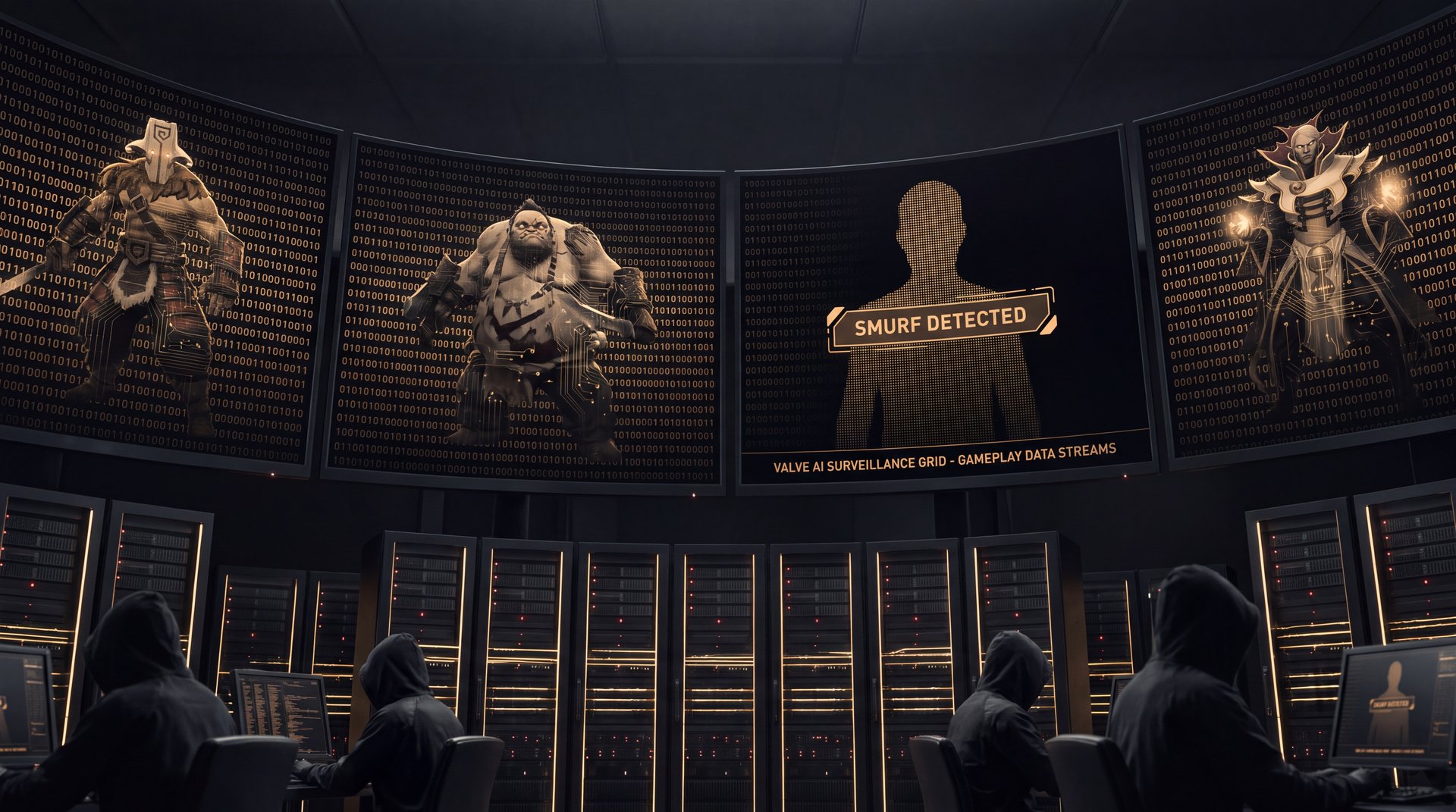 Dota 2 smurf detection system Valve 2026 surveillance behavioral analysis