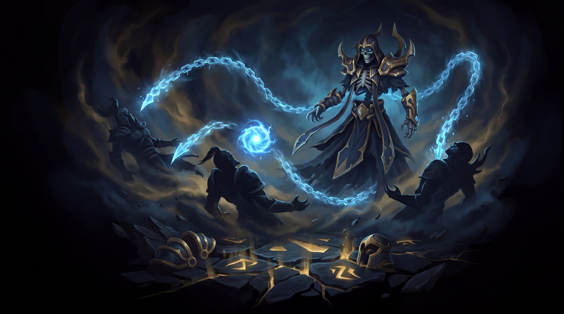 Dota 2 Lich Chain Frost ultimate bouncing between enemy heroes in epic teamfight moment
