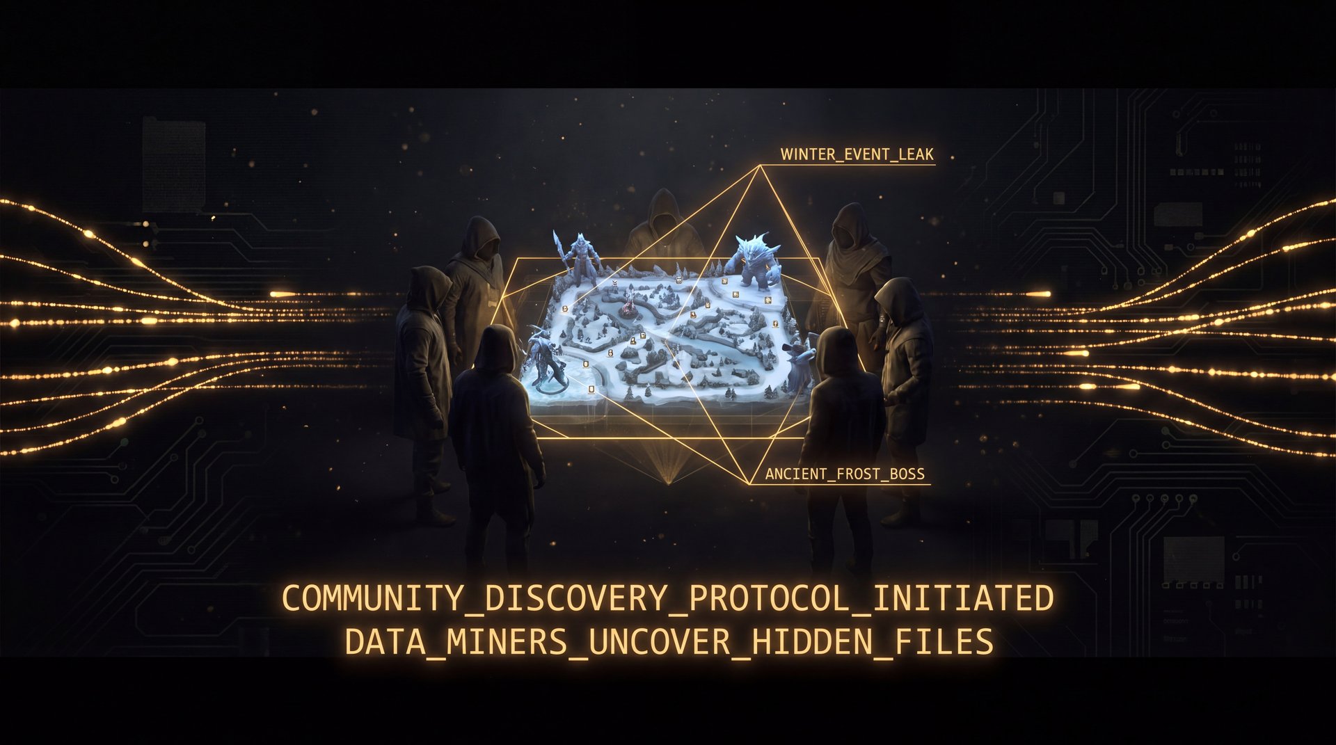Dota 2 datamine community winter event leak speculation Frostivus dark cinematic gold