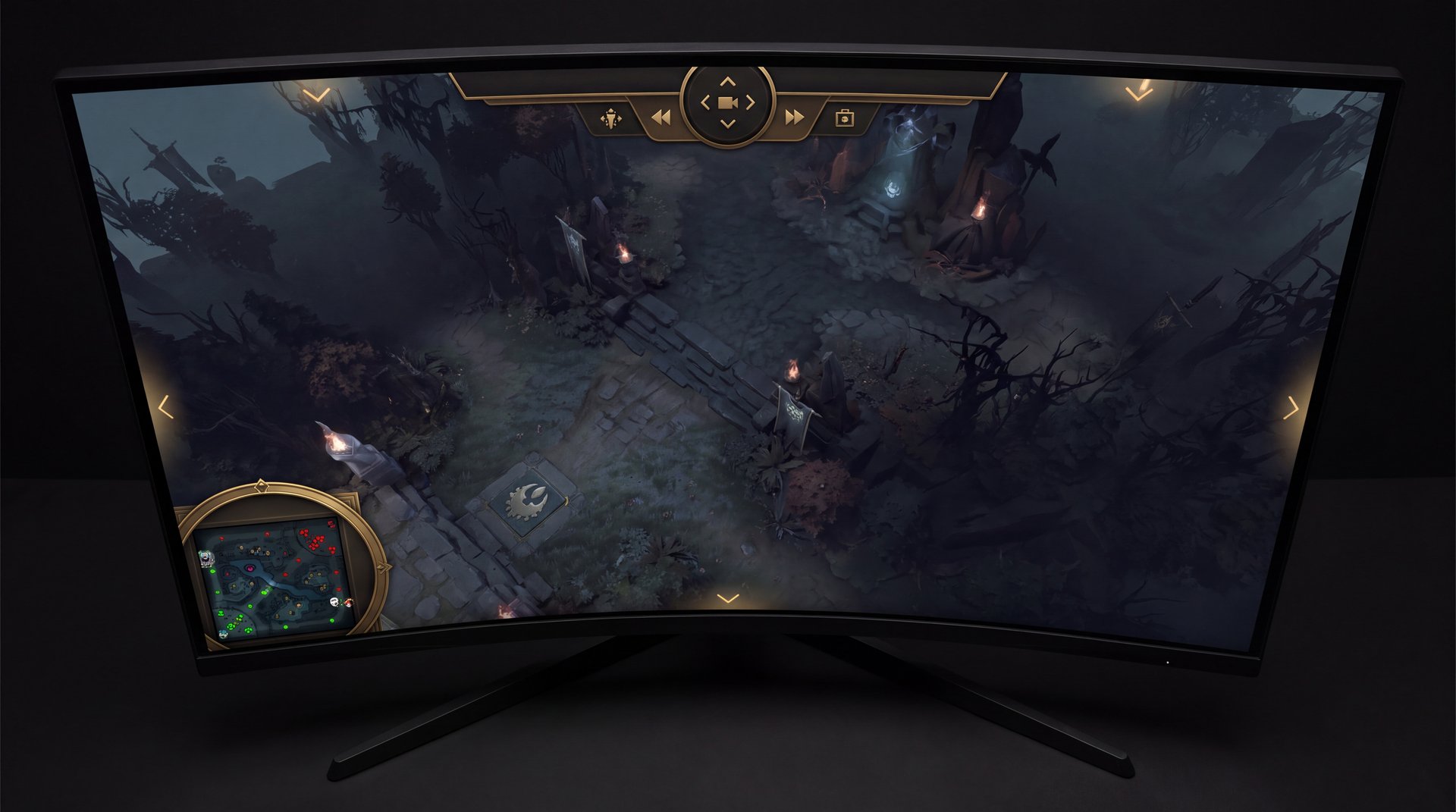 Dota 2 camera and minimap settings for professional players showing optimal map awareness setup
