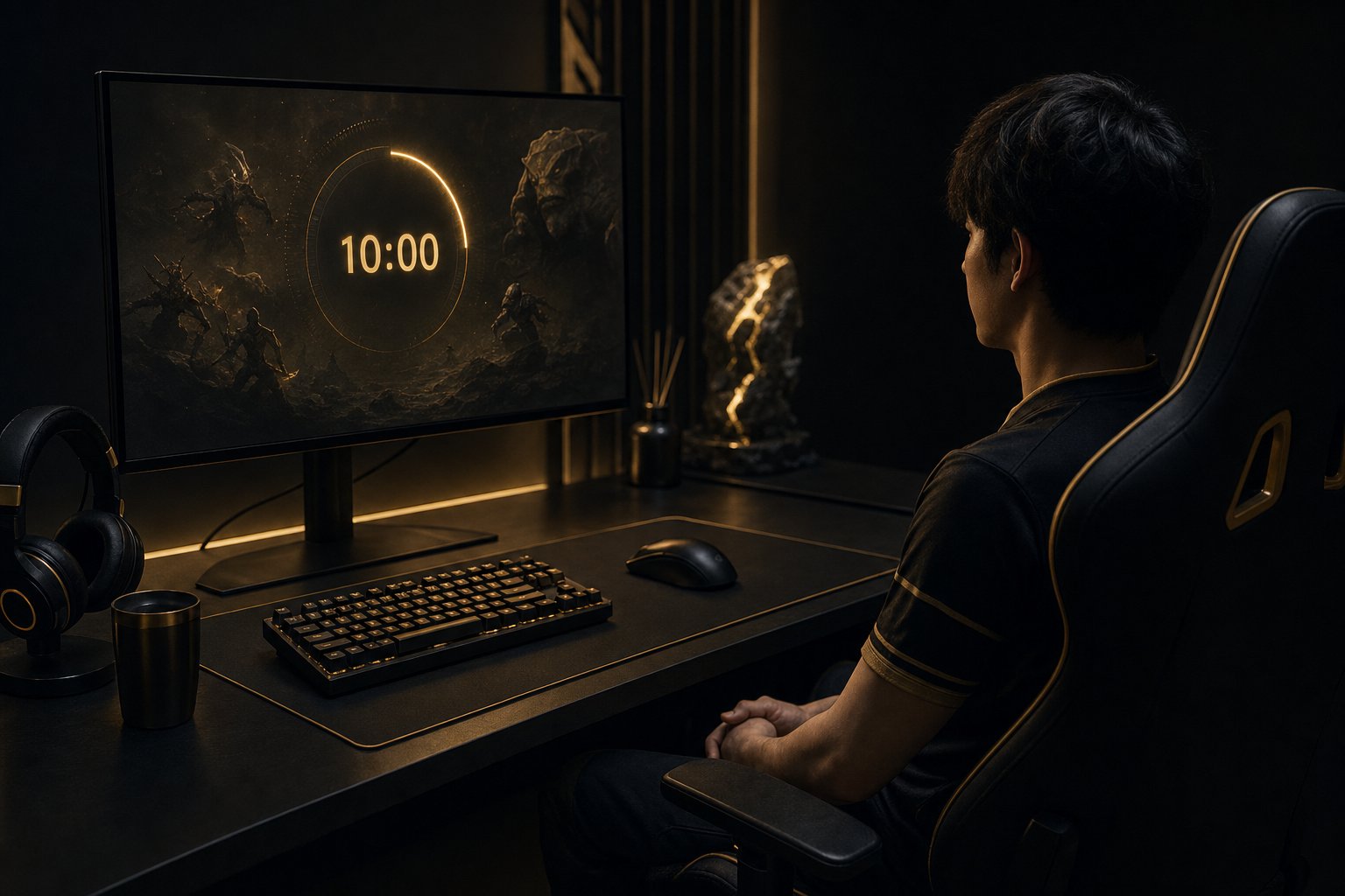 Dota 2 coaching session with player improving MMR strategy on dark cinematic background