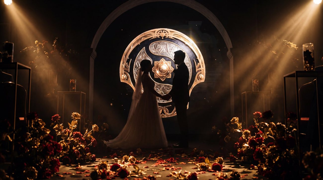 Arteezy Dove Dota 2 wedding celebration cinematic