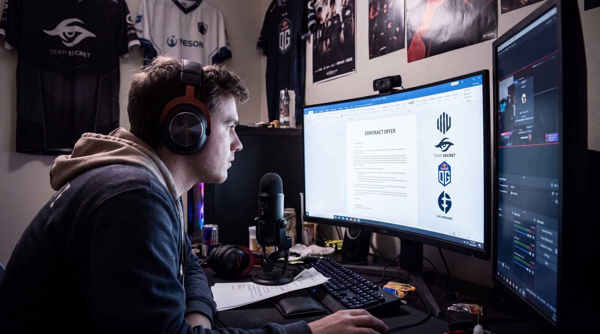 Dota 2 esports free agent market post-TI player roles analysis positions