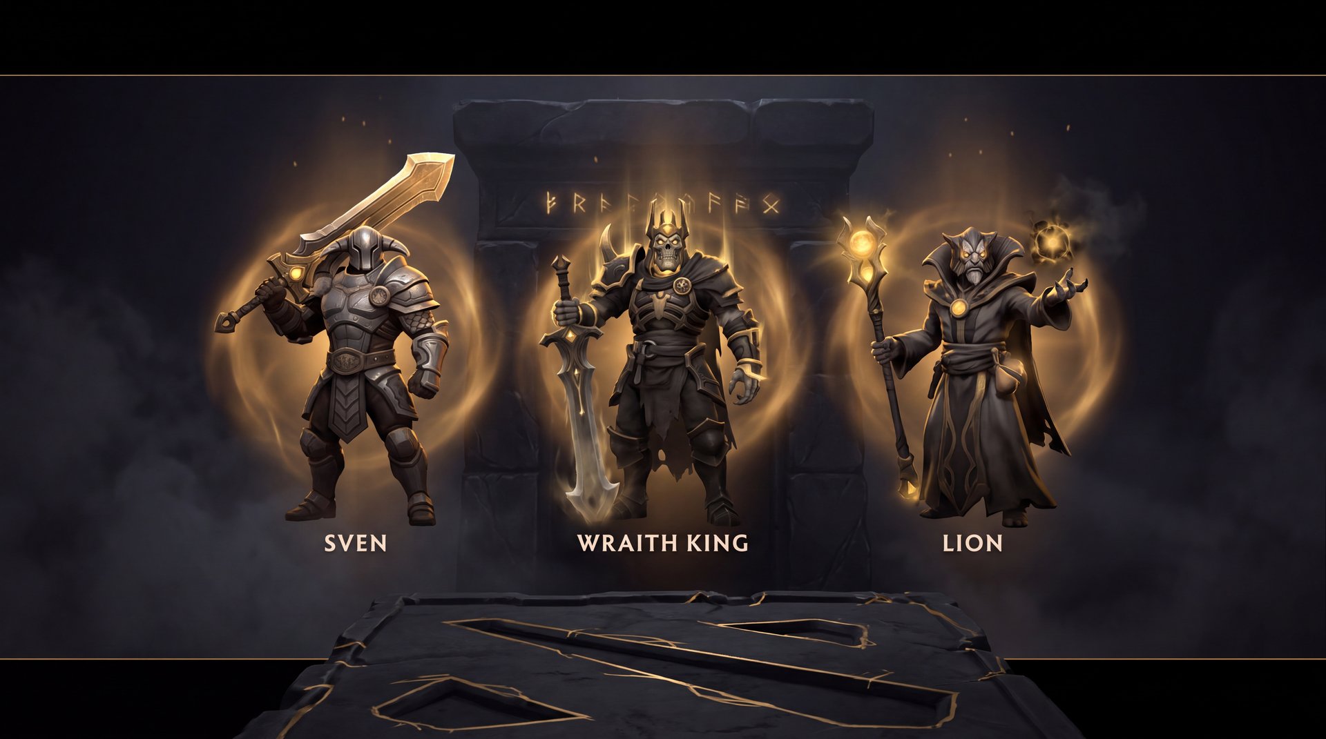 Dota 2 best heroes for Herald Guardian escape Wraith King Sven Lion Ogre Magi