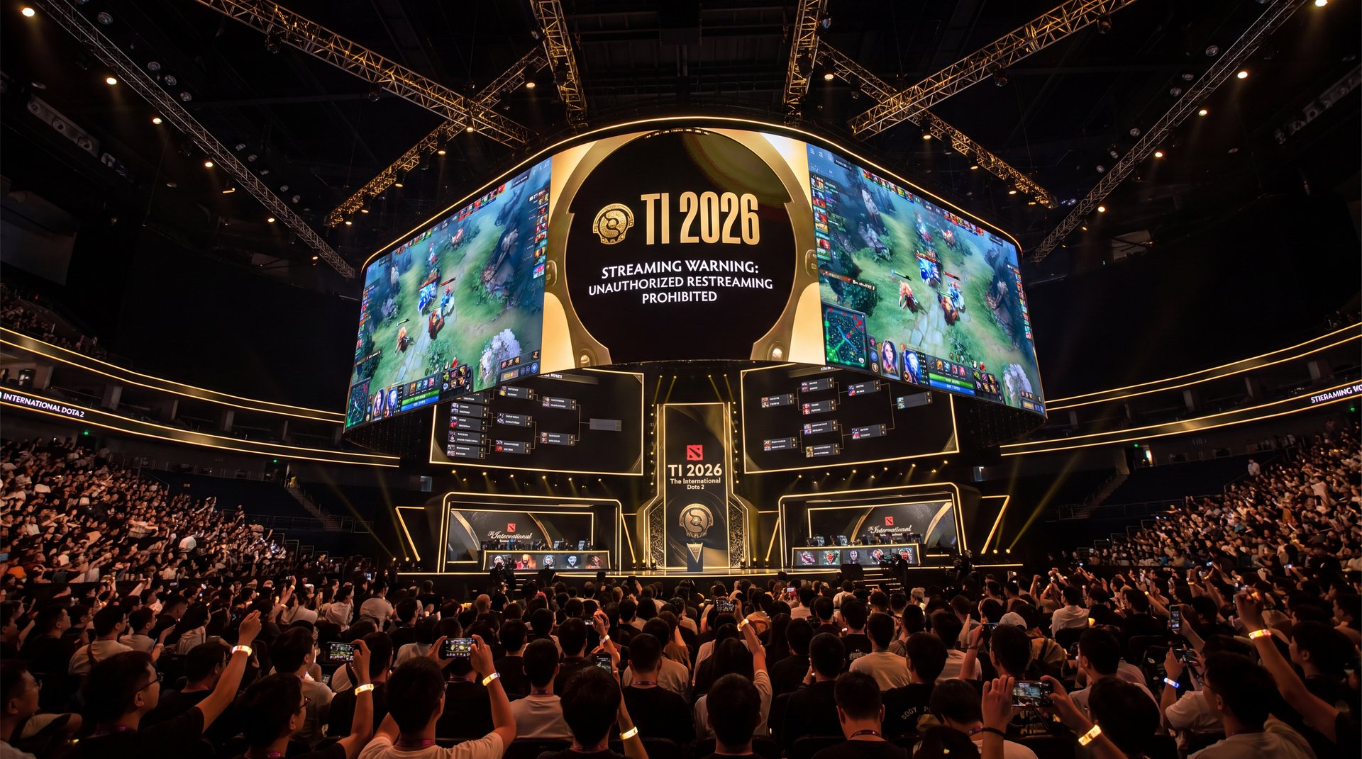 TI 2026 Shanghai esports arena controversy streaming rights Dota 2