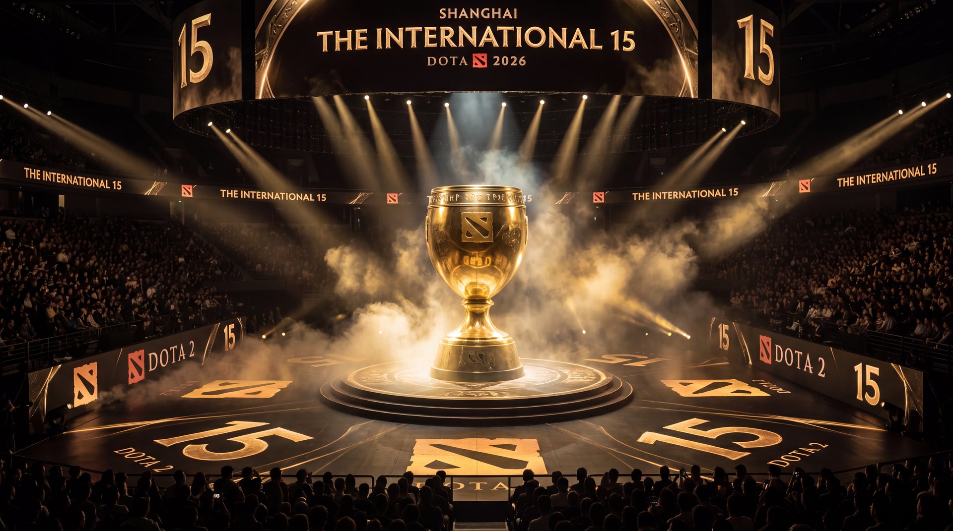 TI 2026 The International 15 Dota 2 championship stage Shanghai grand trophy
