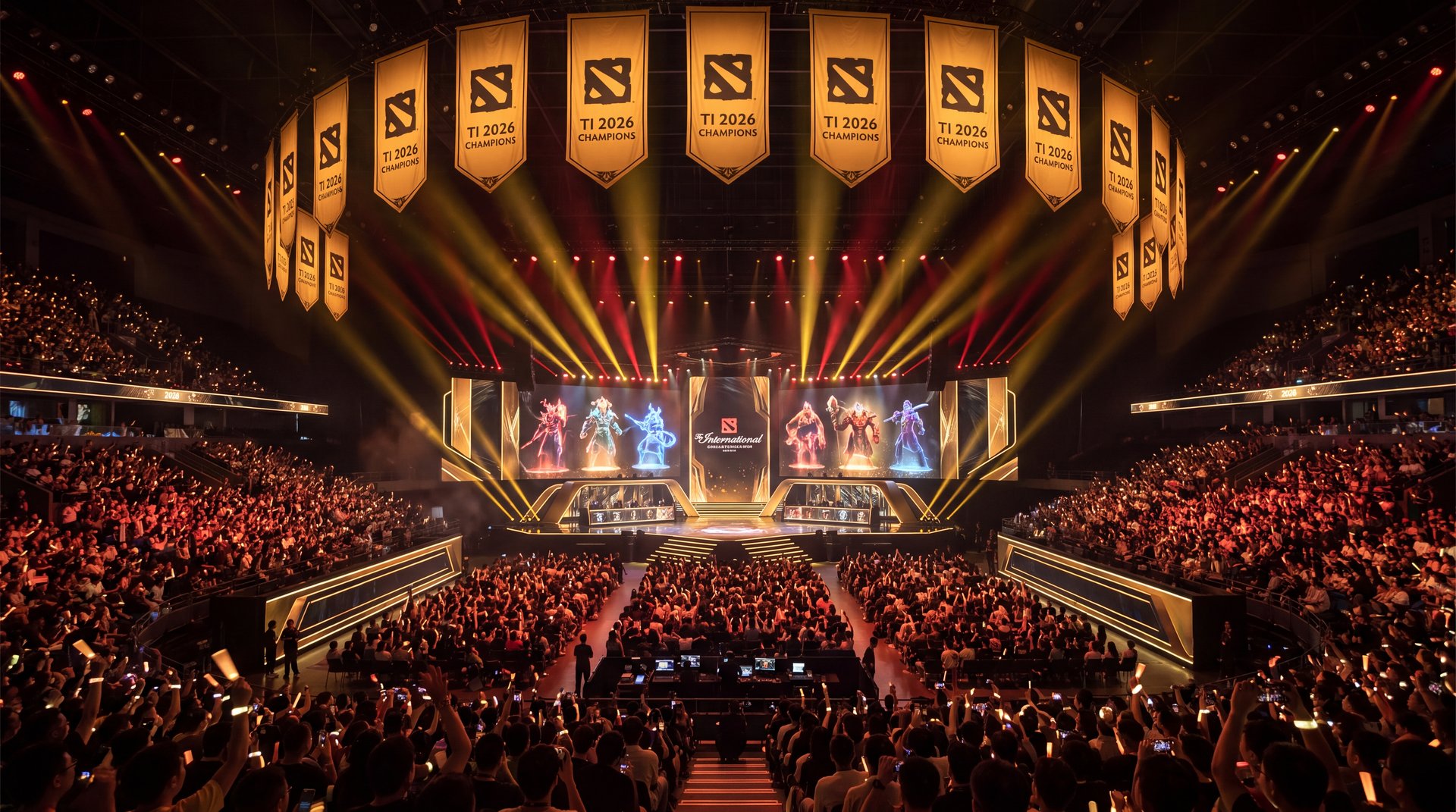 SPD Bank Oriental Sports Center Shanghai TI 2026 grand finals arena