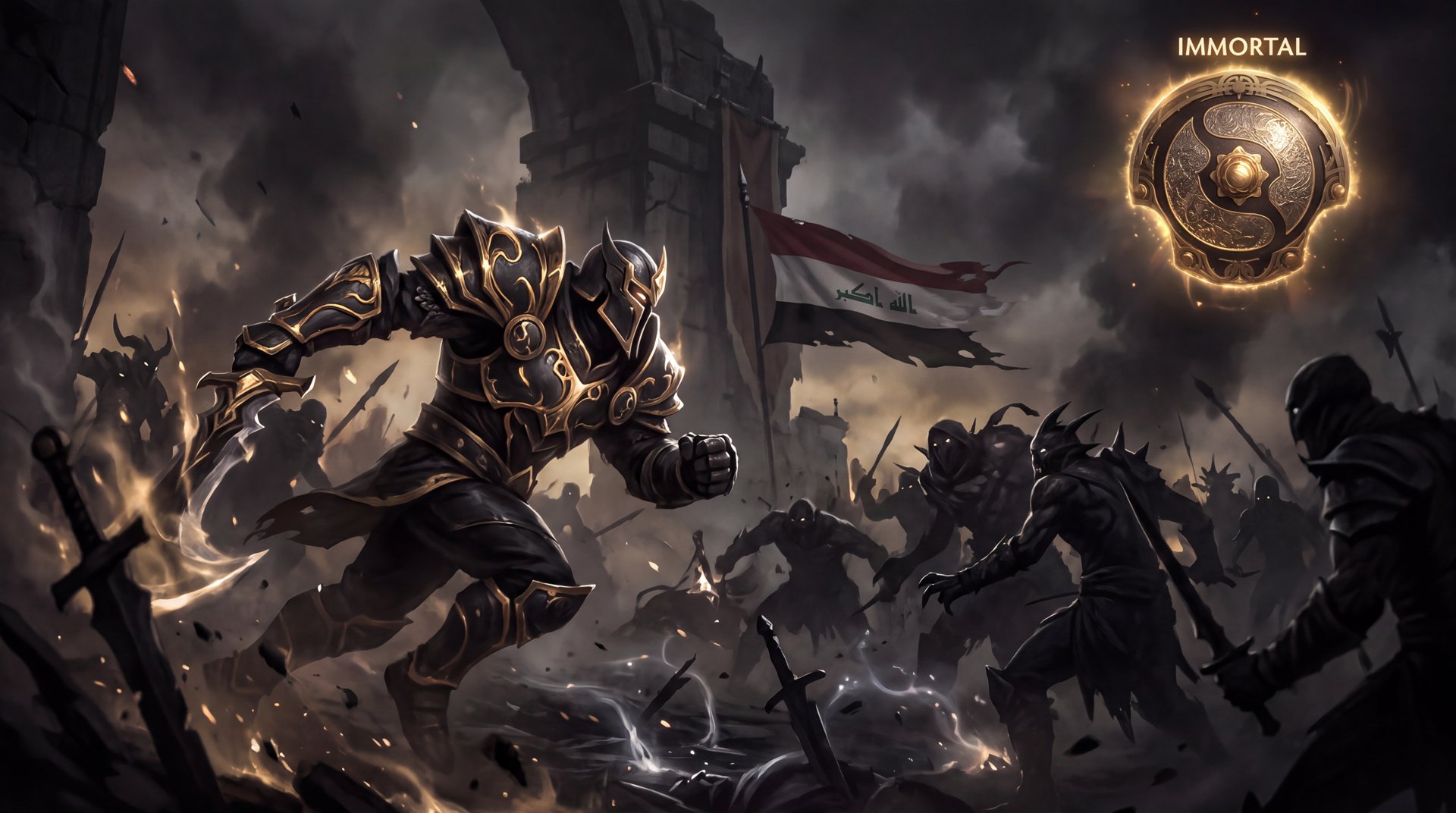 ATF Ammar Assaf Dota 2 professional offlaner Iraqi player esports career concept