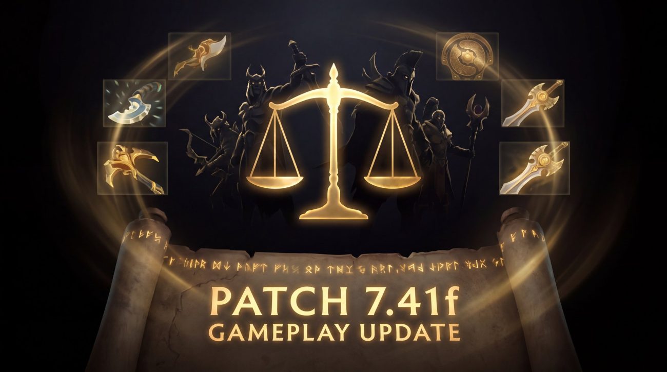 Dota 2 patch 7.41f gameplay update featured image