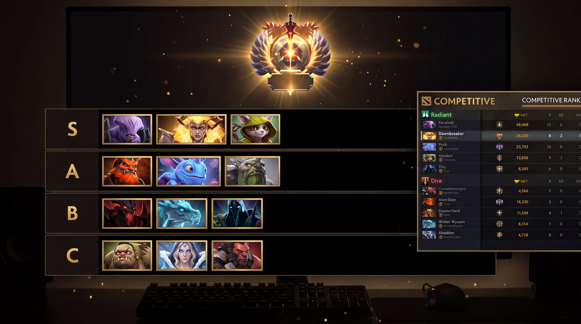 Dota 2 patch 7.41f meta tier list ranked heroes