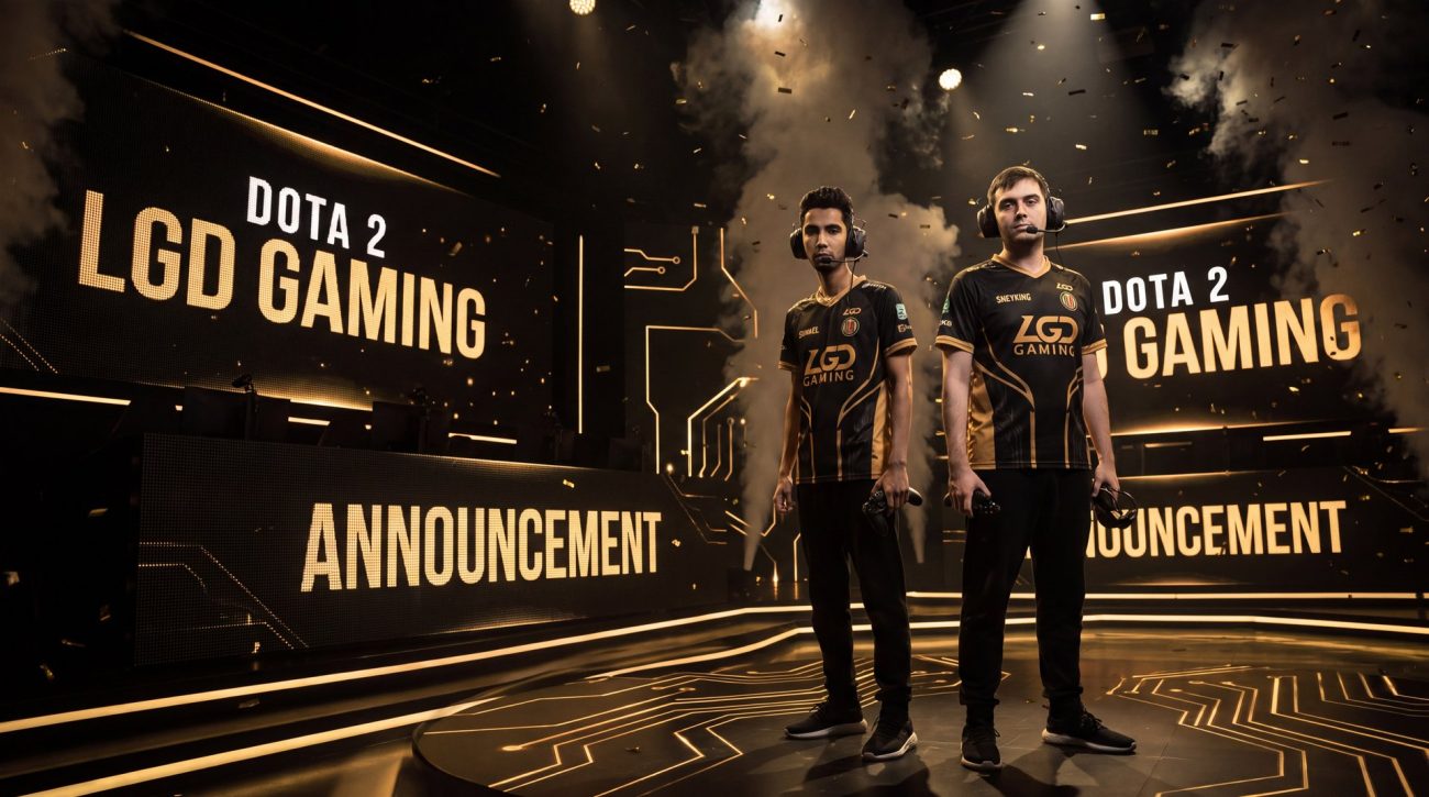 SumaiL and Sneyking join LGD Gaming Dota 2 team announcement 2026