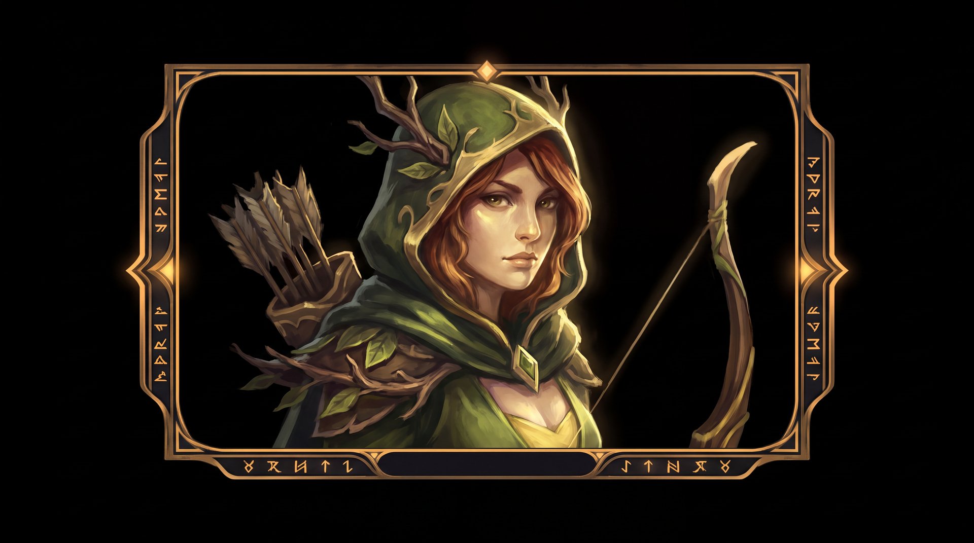 Windranger new hero portrait artwork by Dmurio at Wallachia Season 9