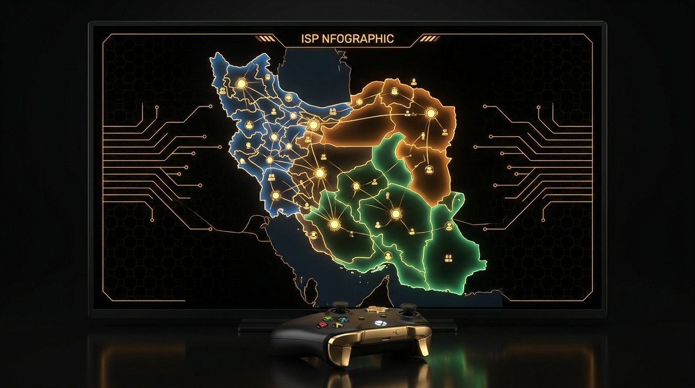 Iran fixed internet ISP operator comparison Shatel Asiatech MCI gaming
