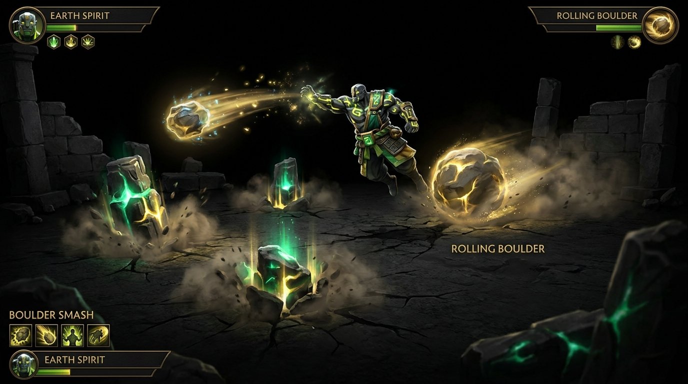Earth Spirit abilities and Stone Remnant mechanic guide Dota 2