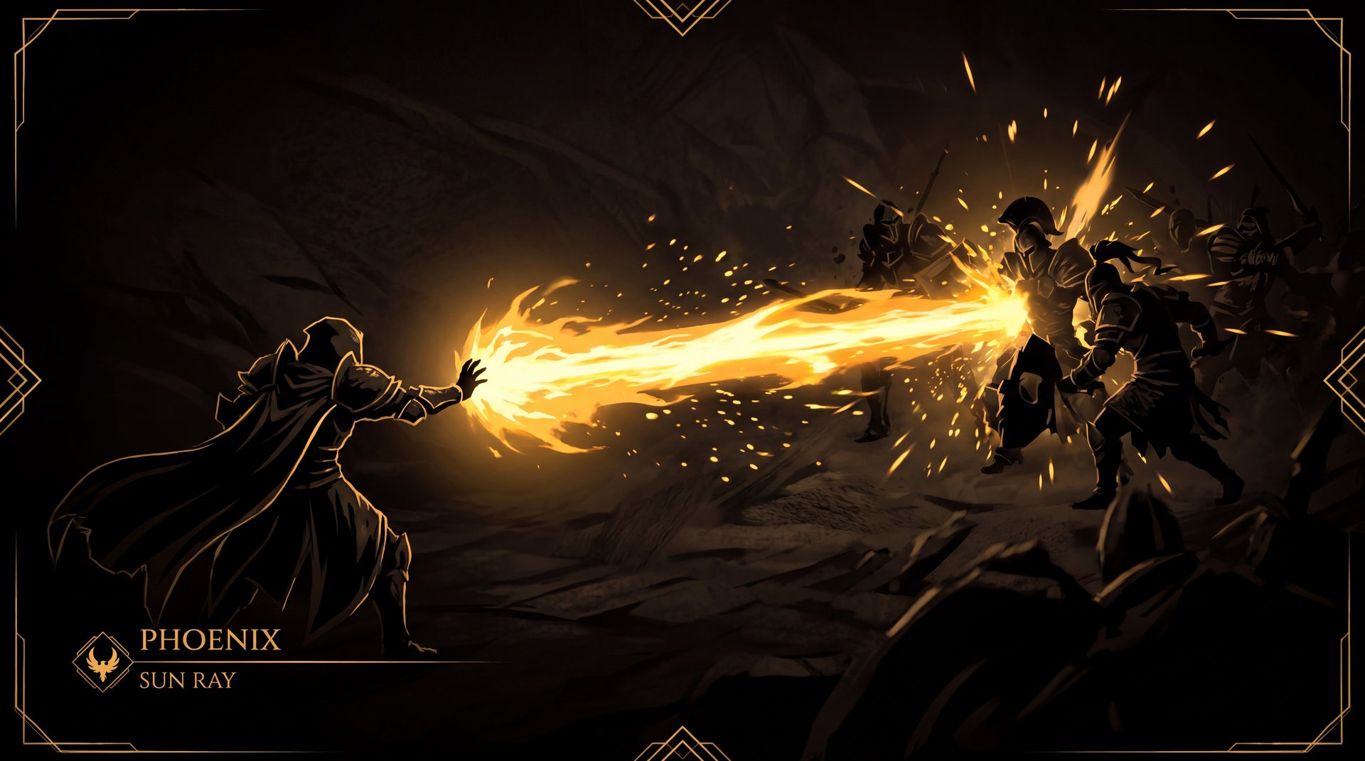 Phoenix Dota 2 abilities - Sun Ray Fire Spirits Icarus Dive Supernova