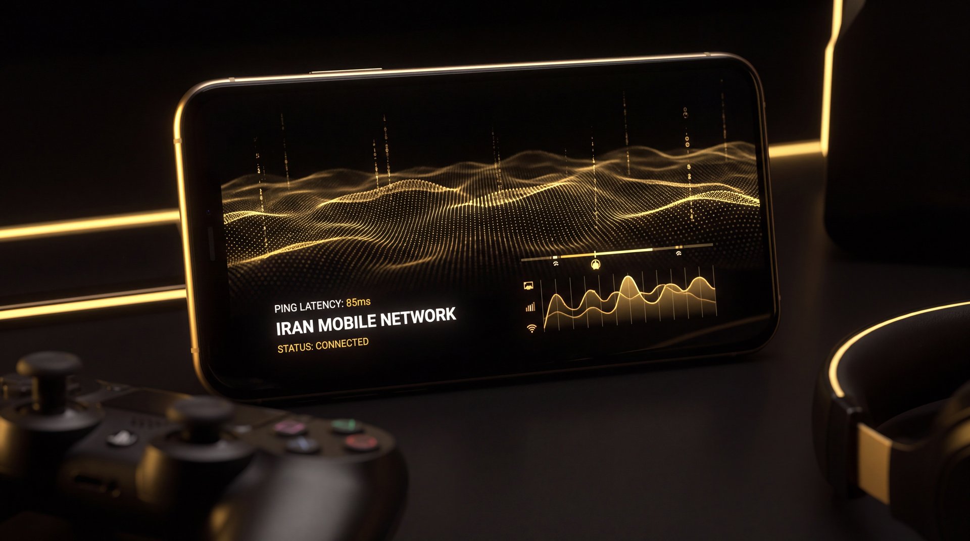 Mobile operators Irancell MCI comparison gaming ping latency Iran