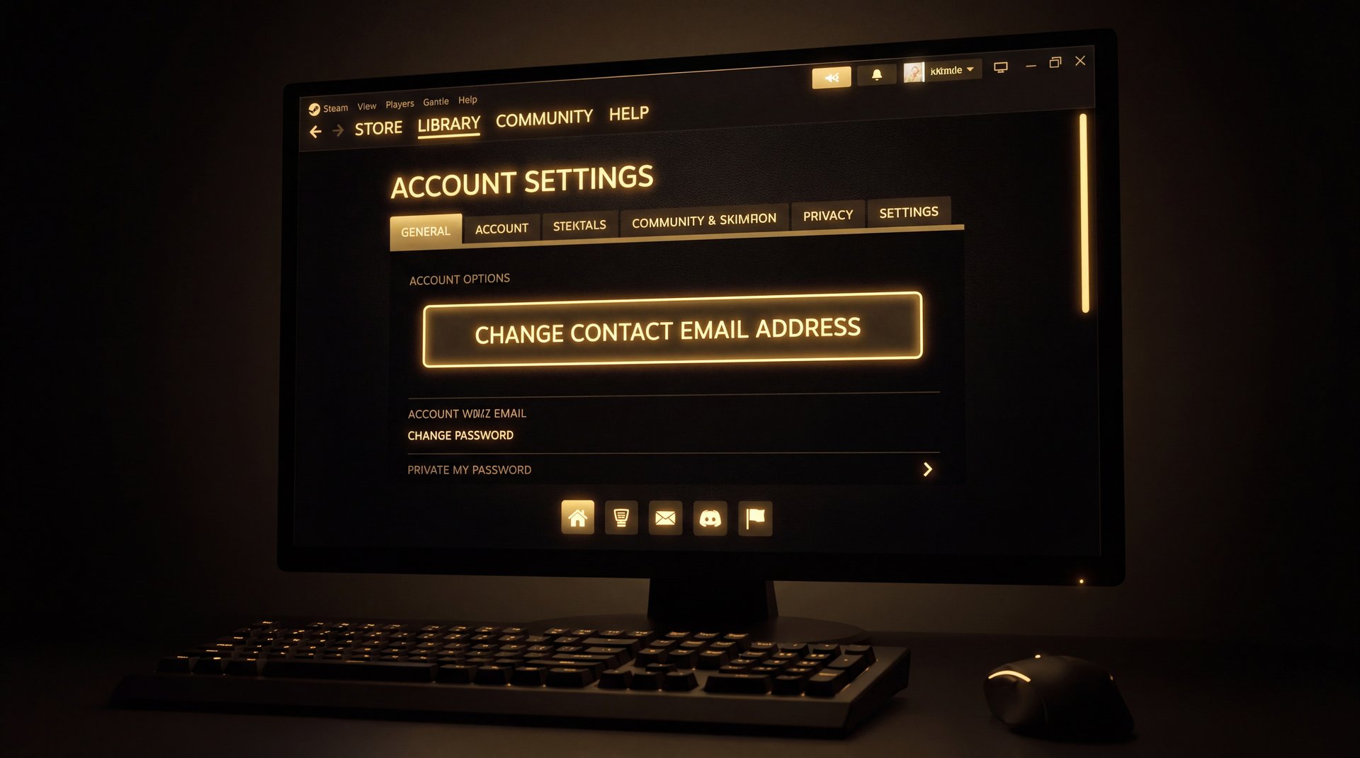 Steam account settings Change Contact Email Address guide featured image