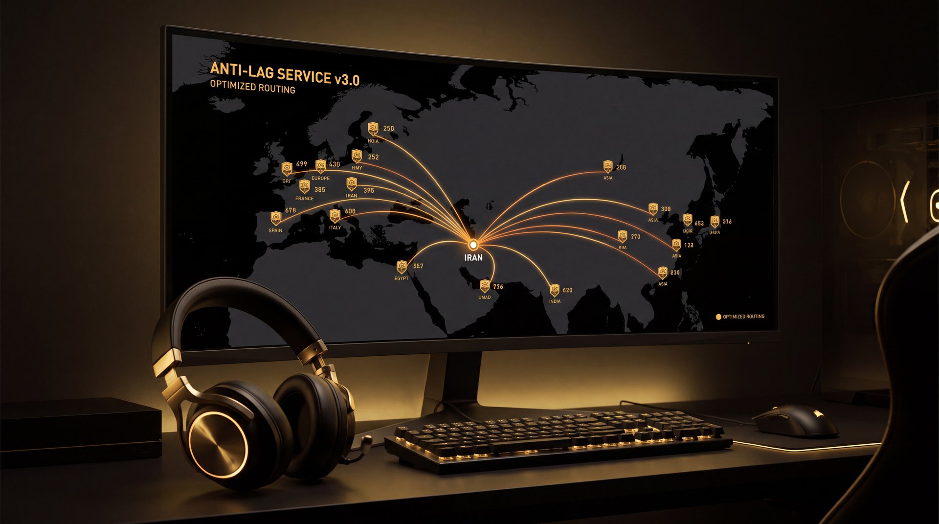 ExitLag WTFast anti-lag services Iran gaming setup Dota 2