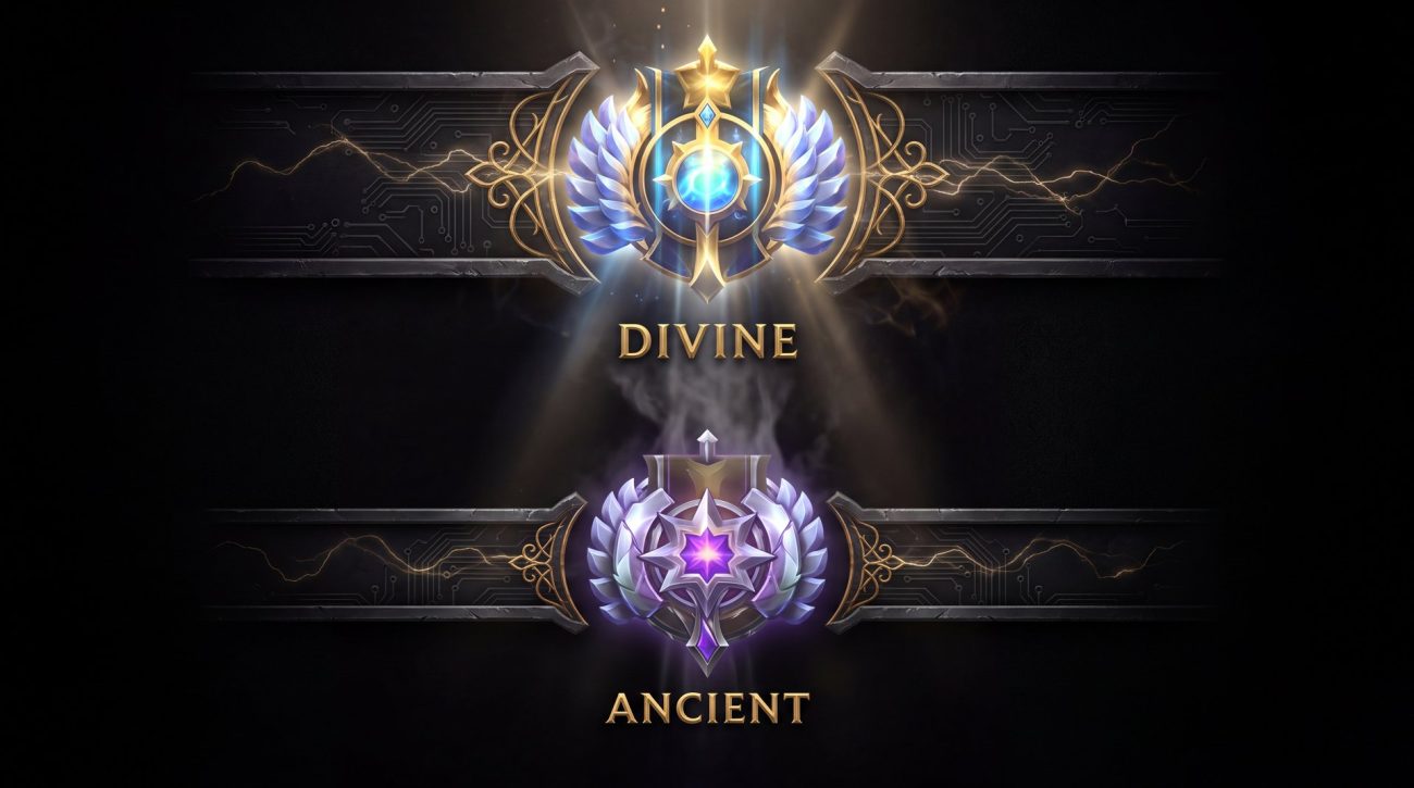 Dota 2 Ancient to Divine rank progression guide featured image