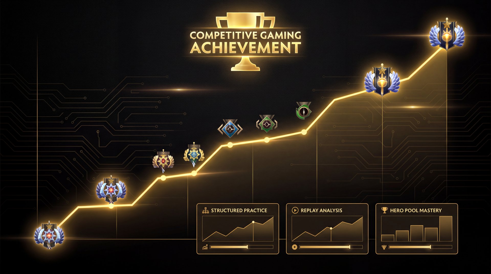Dota 2 rank climbing routine and structured practice plan