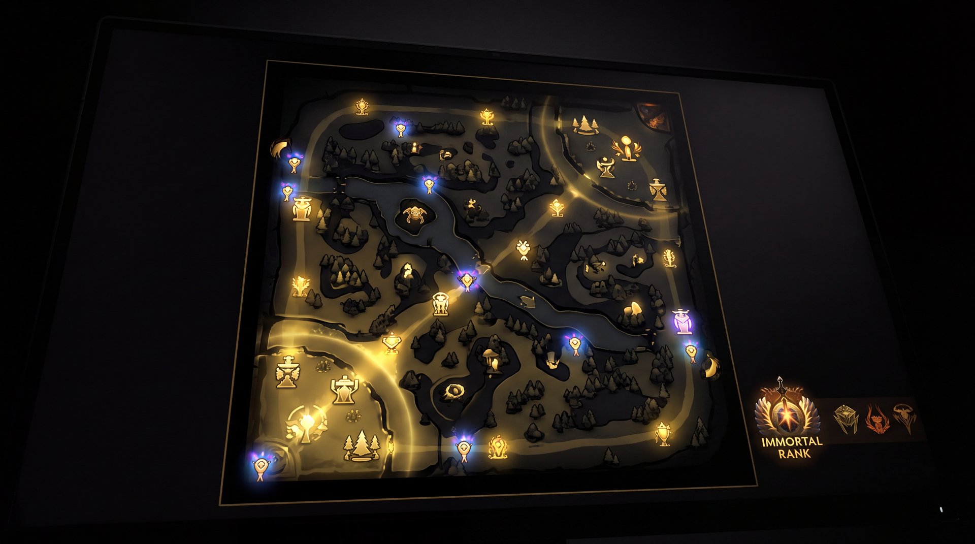 Dota 2 Immortal rank map control ward placement strategic decisions ranked