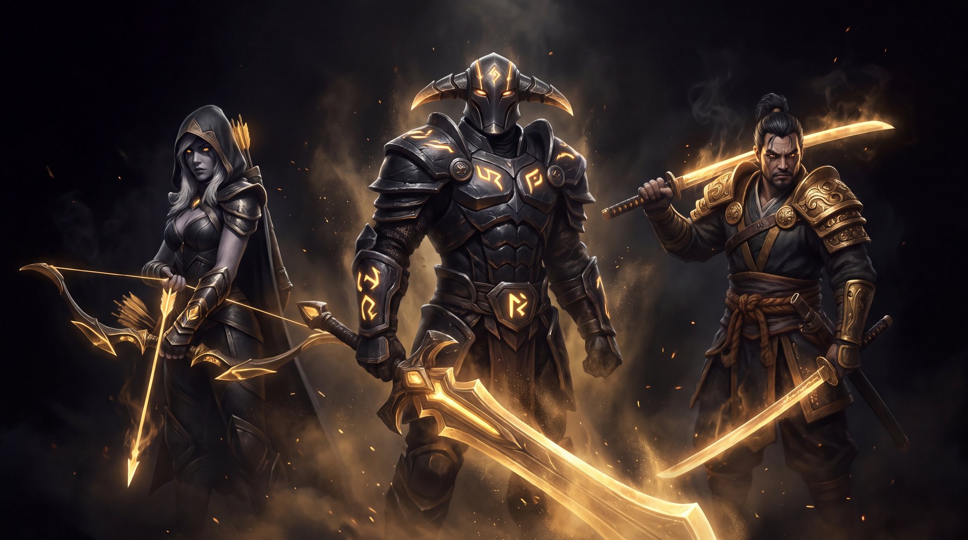Dota 2 carry heroes cinematic artwork for Low Priority guide