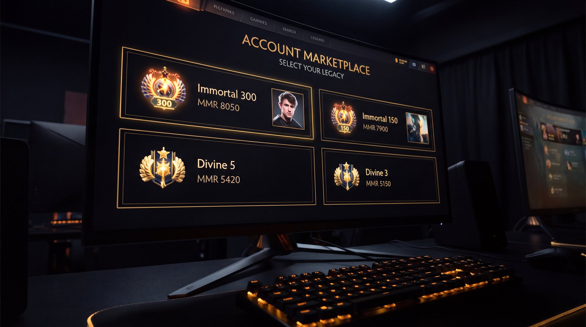 Dota 2 Immortal account types selection guide Iran