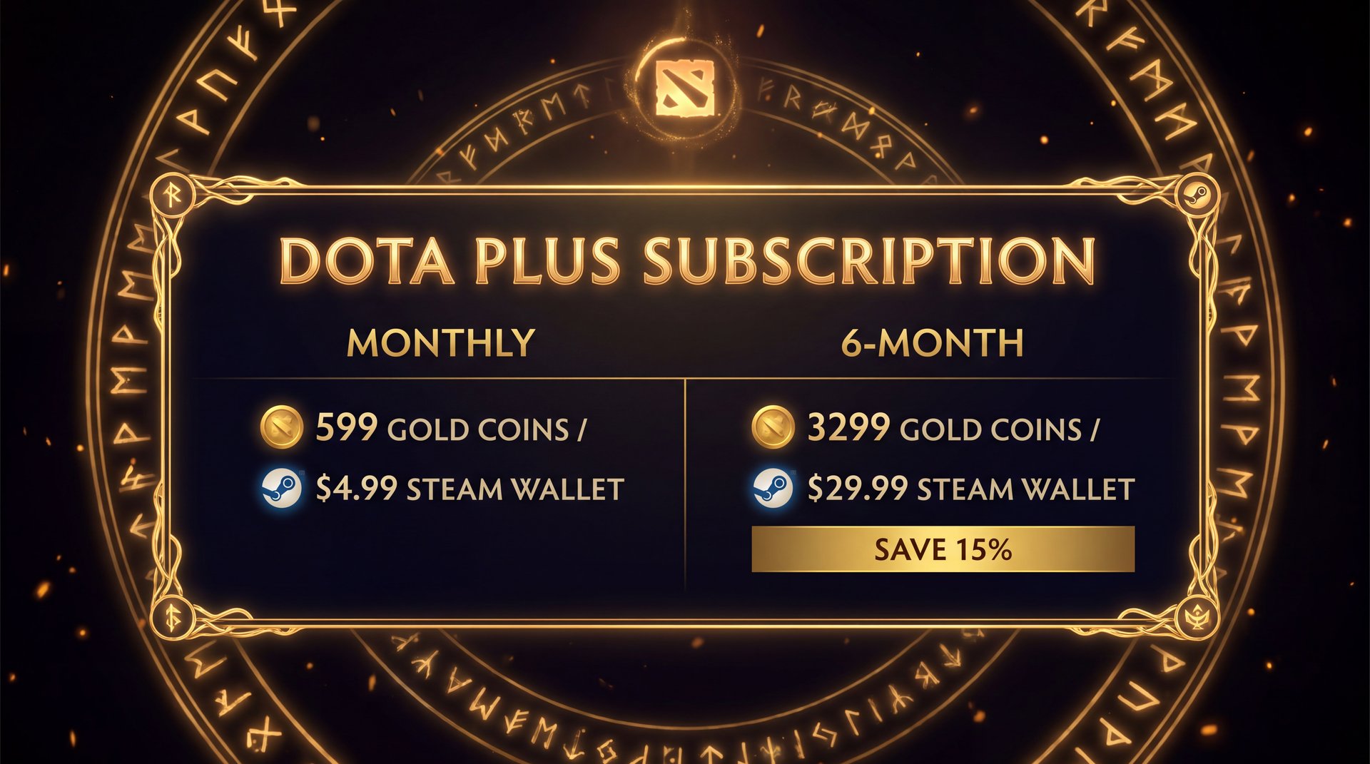 Dota Plus subscription pricing comparison monthly vs 6-month options