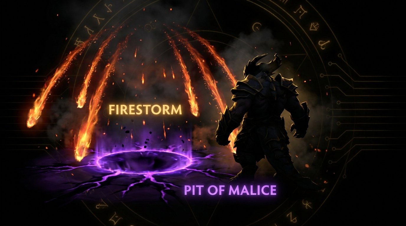 Underlord abilities overview Dota 2 Firestorm Pit of Malice Atrophy Aura Dark Rift